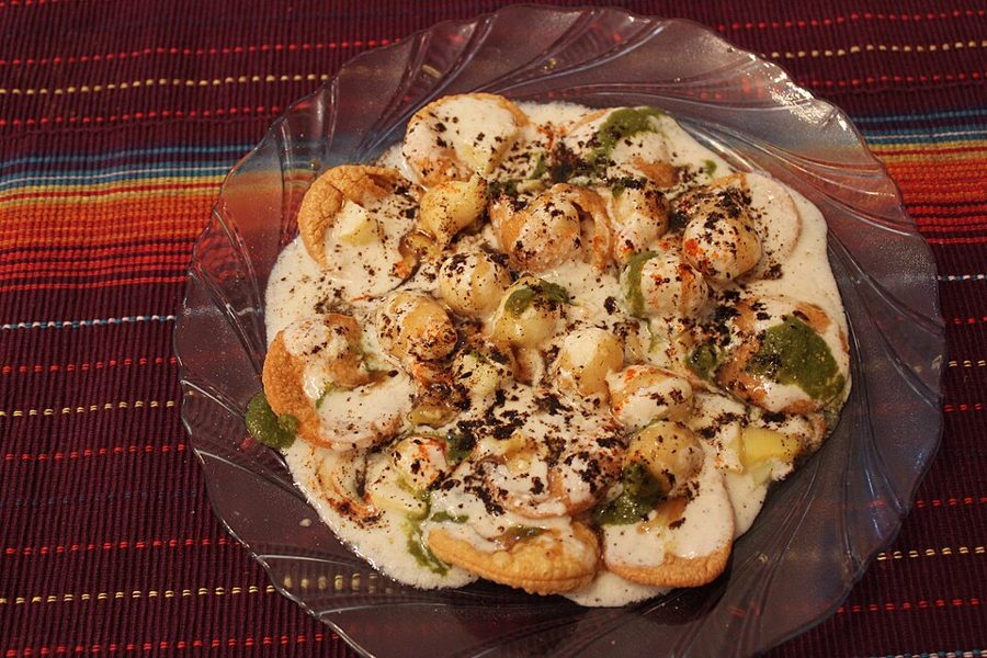 Papri Chaat (Crispy Indian Snack with Potato)