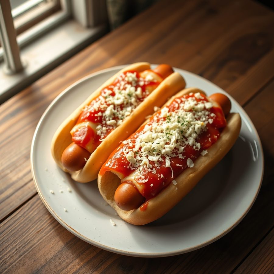 Pizza Hot Dogs