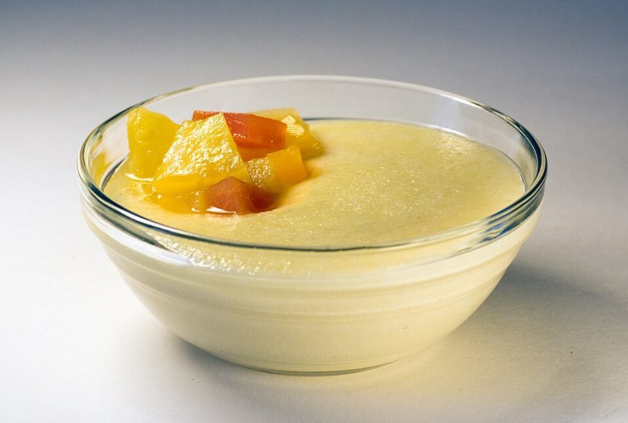 Pudding with Pistachios and Rose Water (Muhallebi)