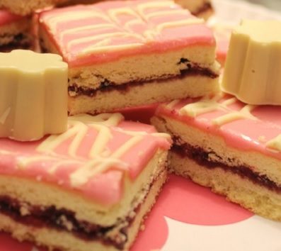 Raspberry Filled Pastry Strips (Alexandertorte)