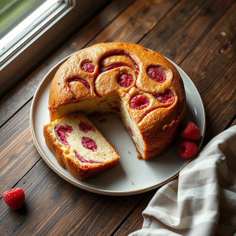 Raspberry Ripple Cake