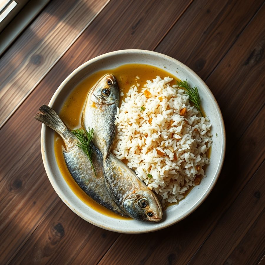 Rice in Fish Broth (Sayyadieh)