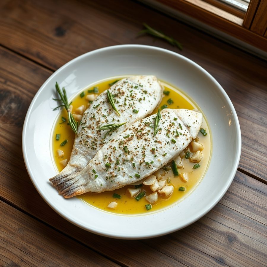 Rosemary Garlic Fish