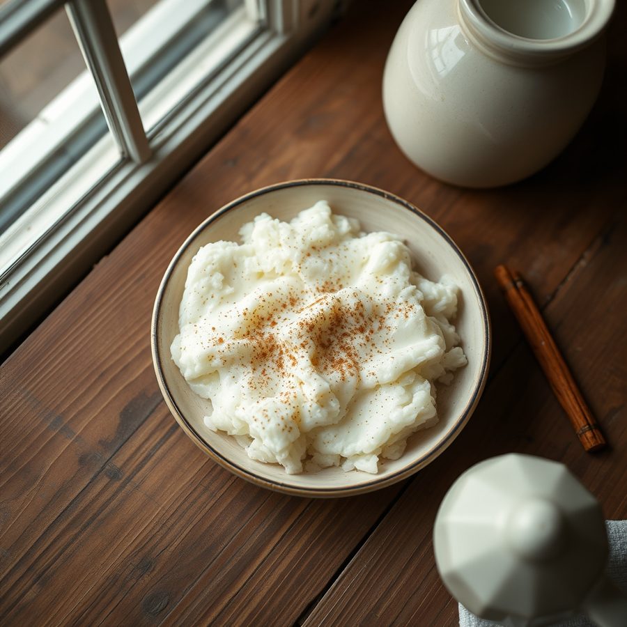 Roz bel Laban (Egyptian Rice Pudding)