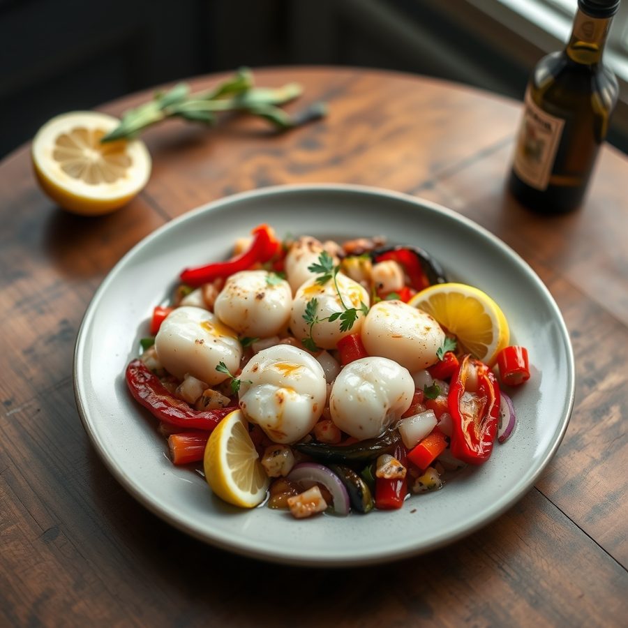 San Francisco Style Scallop Ceviche