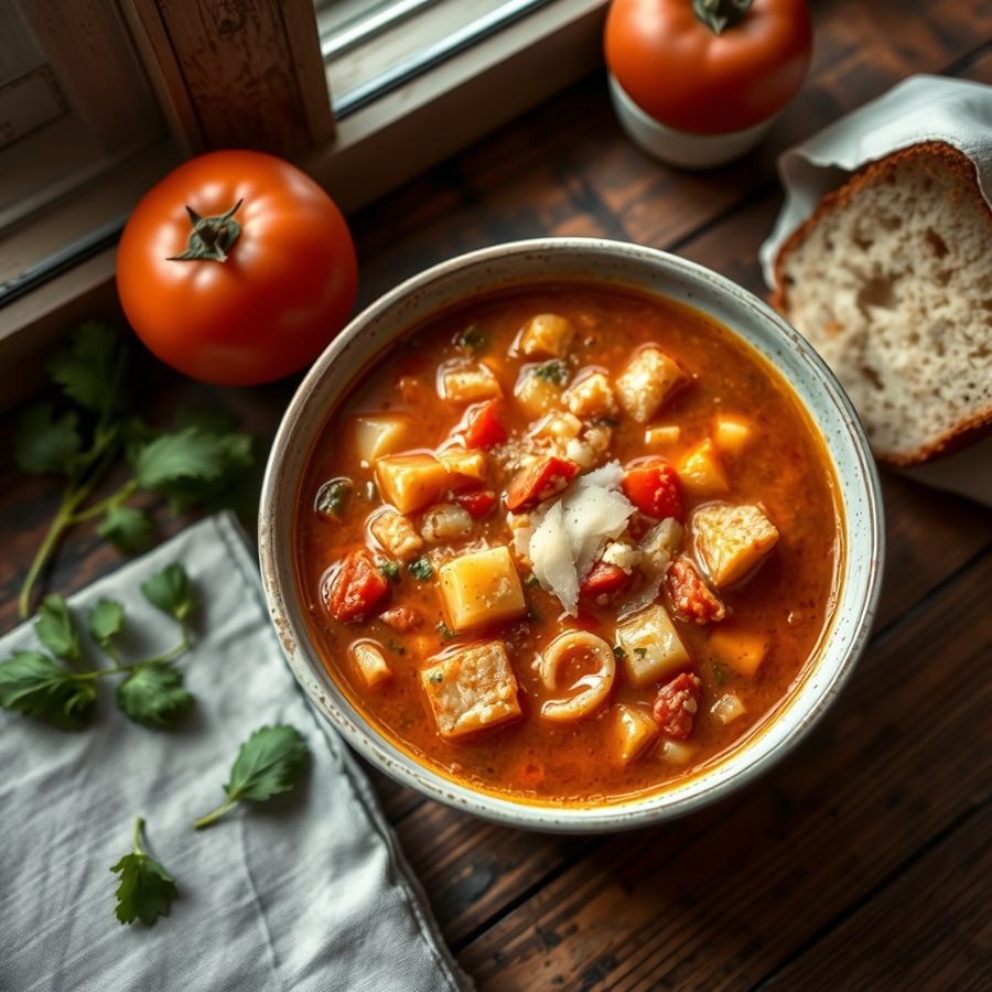 Semolina Minestrone