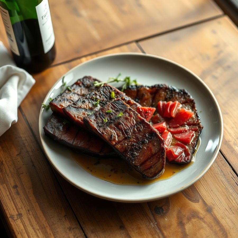 Slow-Roasted Strip Steak