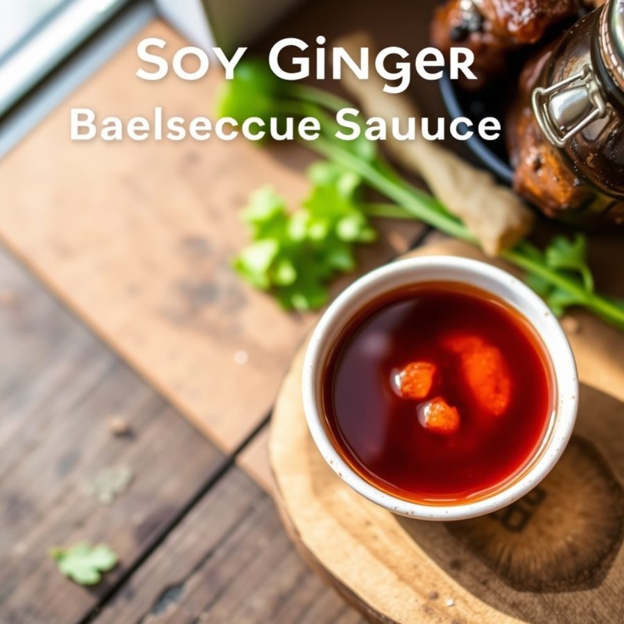 Soy Ginger Barbecue Sauce
