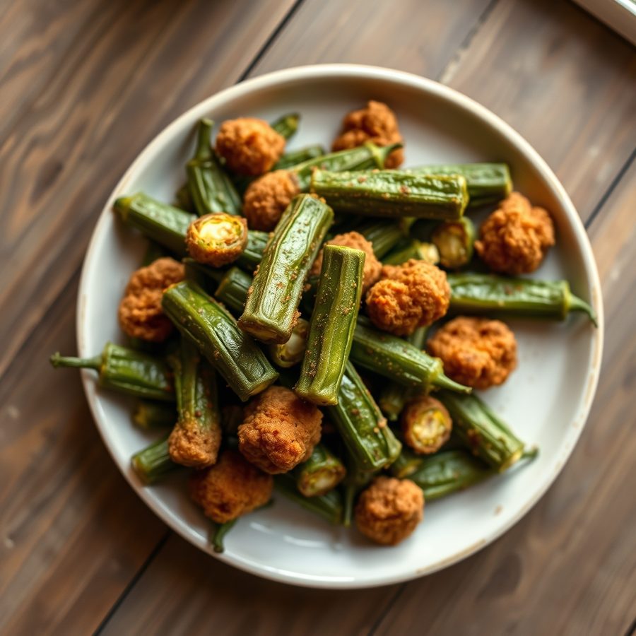 Spicy Fried Okra