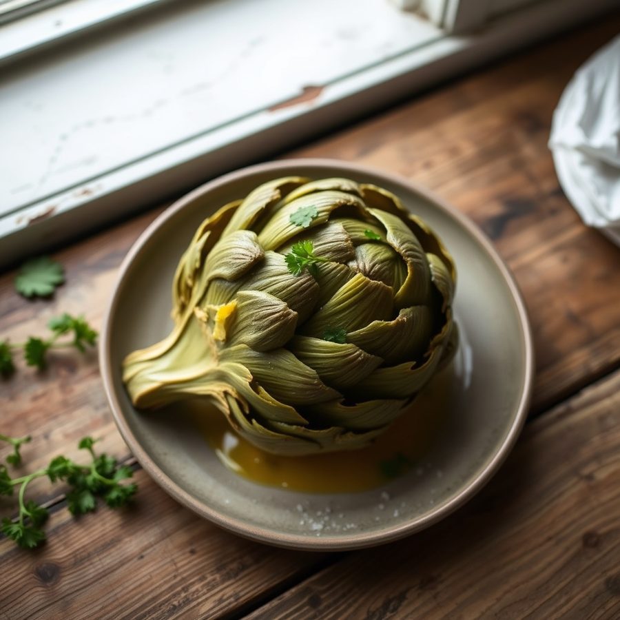 Steamed Artichoke