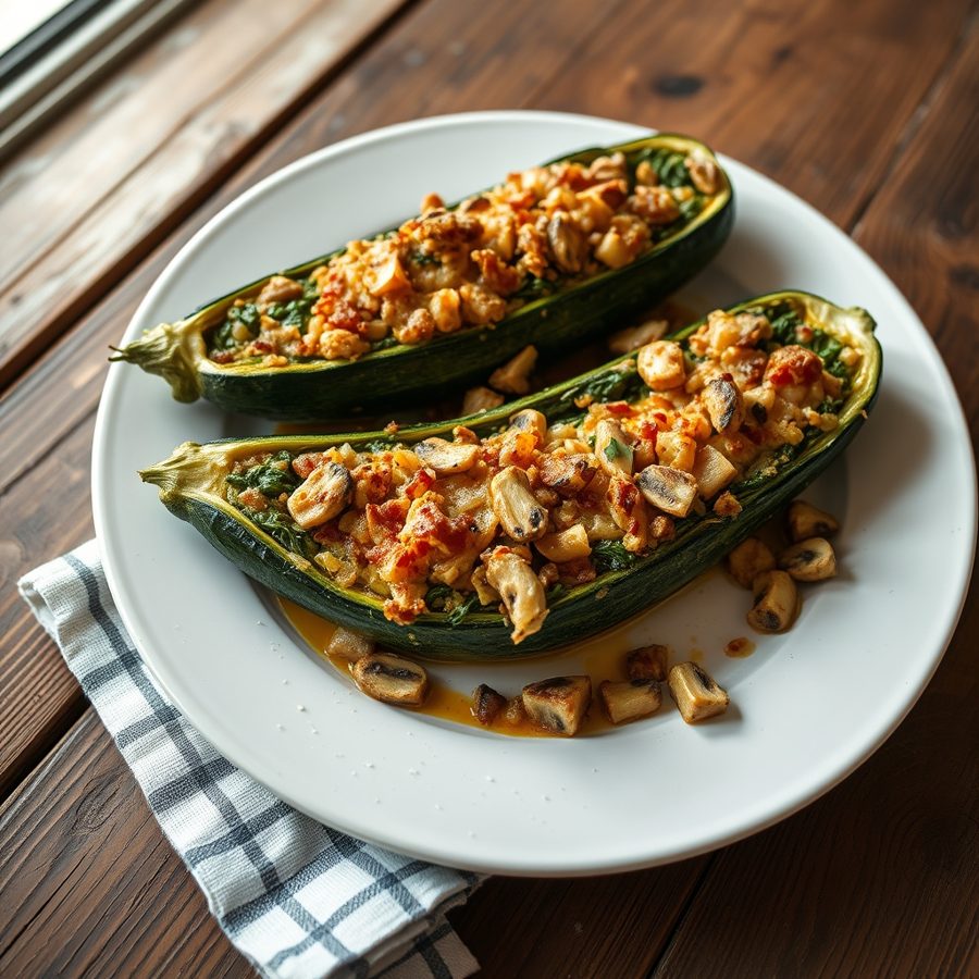 Stuffed Zucchini