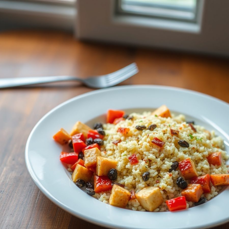Tofu and Couscous