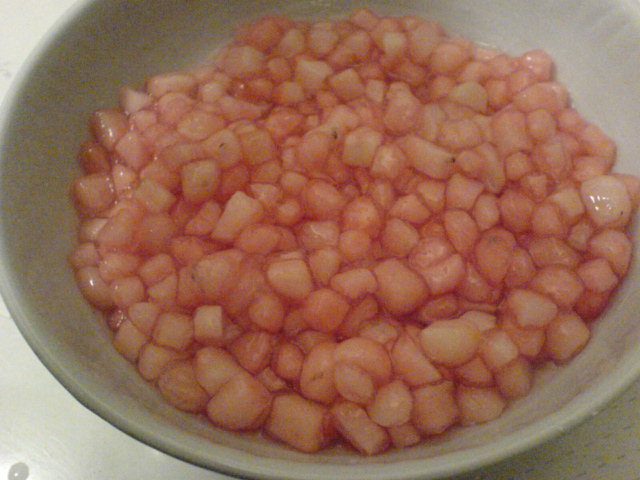 Tub Tim Krob (Thai Water Chestnuts in Coconut)