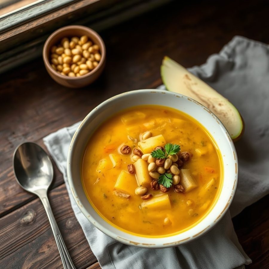 Umxhanxa (Zimbabwean Melon Soup)