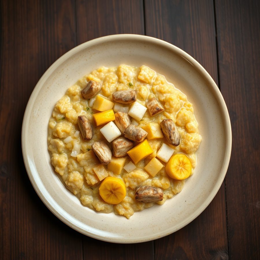 Unripe Plantain Porridge
