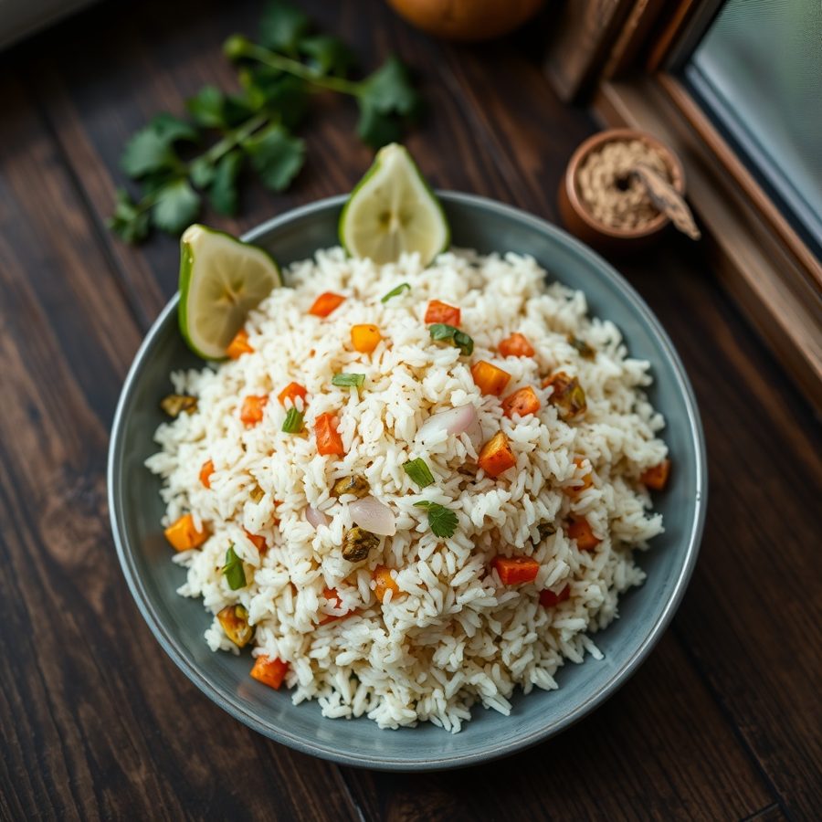 Vegetable Coconut Rice